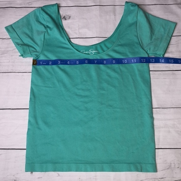 NWT Jessica Simpson Mint Green Crop Top Sz S - Picture 4 of 10